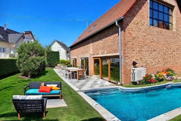 Bien d'exception à la vente : Grange rénovée avec prestations haut de gamme 9 minutes de haguenau