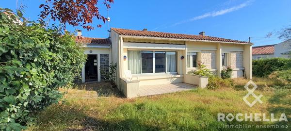 Maison  de plain-pied de 85 m2 avec deux chambres garage et jardin
