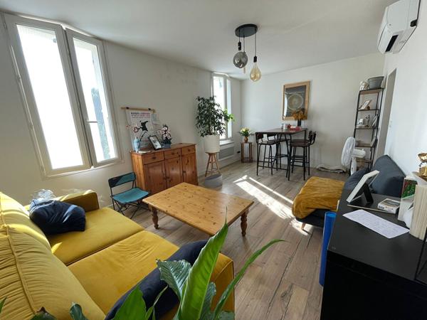 EXCLUSIVITÉ SUR AVIGNON QUARTIER BONAVENTURE - A VENDRE - APPARTEMENT AVEC COUR ET PARKING
