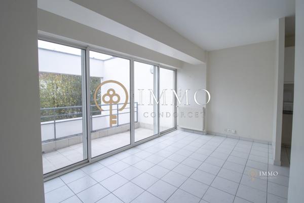 Grand 2p de 60m² avec terrasse de 7.5m²