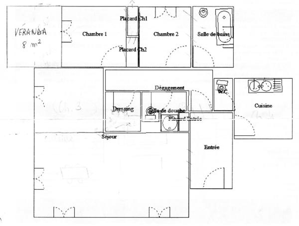 Meudon Bellevue - Appartement 4 pièces de 100,81 m² avec jardin privatif de 100 m² - DPE C