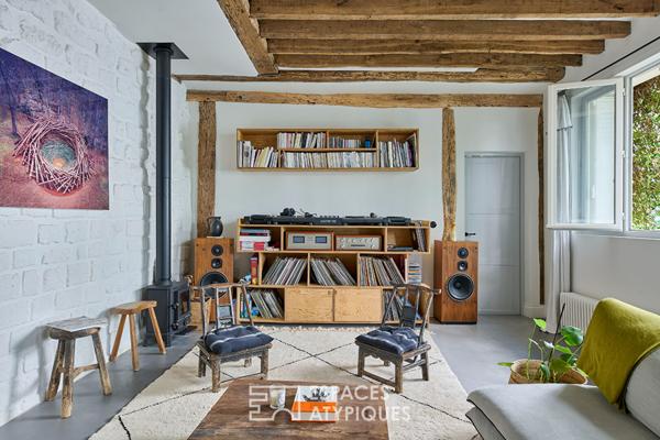 Havre végétal au coeur de la ville avec terrasses