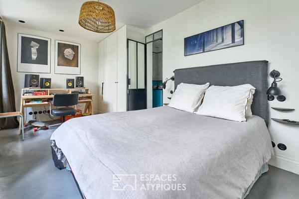 Havre végétal au coeur de la ville avec terrasses