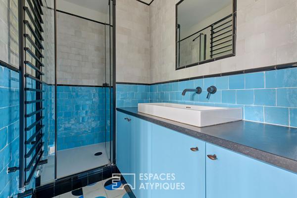 Havre végétal au coeur de la ville avec terrasses