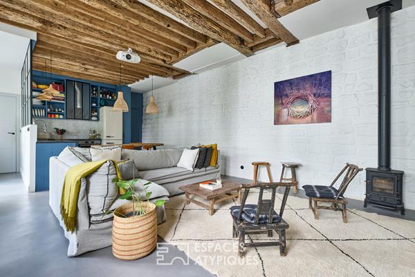 Havre végétal au coeur de la ville avec terrasses