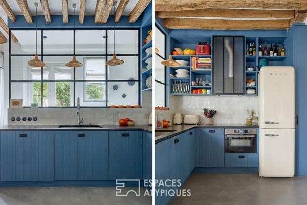 Havre végétal au coeur de la ville avec terrasses