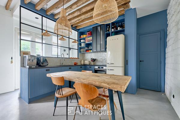 Havre végétal au coeur de la ville avec terrasses