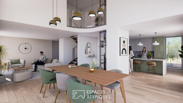 Appartement en dernier étage aux prestations d’exception