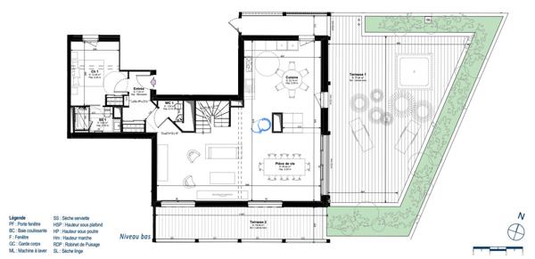 Appartement en dernier étage aux prestations d’exception