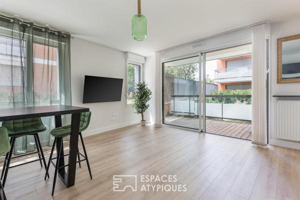 Appartement plein de charme avec terrasse à Jolimont