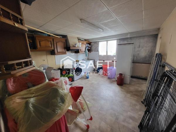 Maison avec fort potentiel.