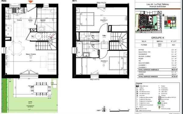 Maison à vendre    3 pièces •  Saint-Paul-lès-Dax