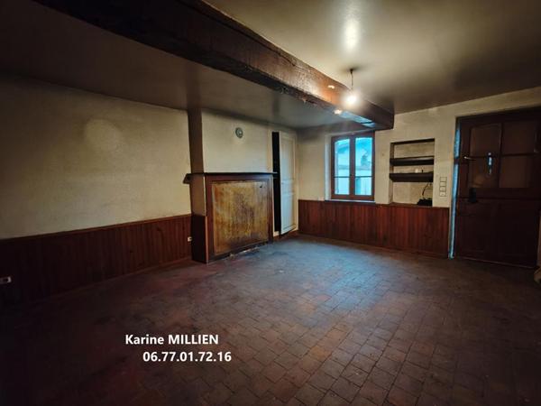 SAINT REMY SUR AVRE 28380 Maison mitoyenne d'un côté - 2 chambres - Grenier aménageable - Terrain constructible - Dépendances - 100 000  HAI