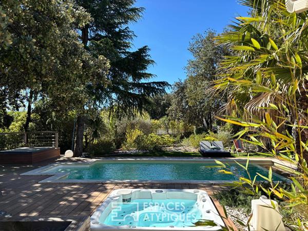 Villa avec piscine au cadre idyllique entre Uzès et Nîmes