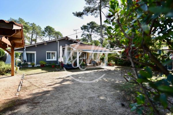 A vendre! Maison de plain-pied de 3 chambres sur une parcelle d'environ 750m² proche des plages et des commerces LEGE CAP FERRET PIQUEY