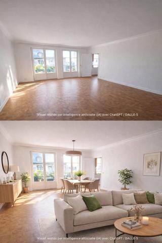 À Dinan, charmant T4 de 87 m² avec 3 chambres, garage, ascenseur, sans vis-à-vis, et sans travaux, accès direct au centre historique et aux commerces