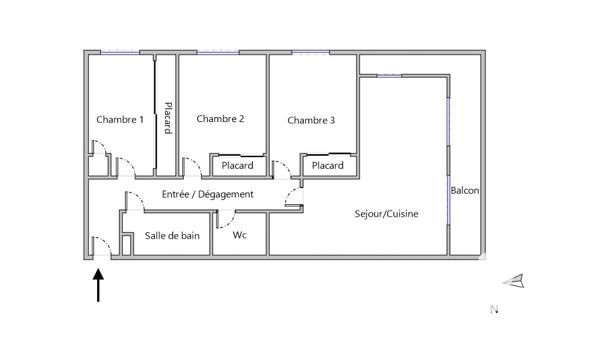 Appartement à vendre 4 pièces 81 m² Saint-Priest