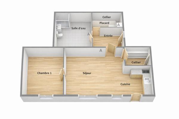 Appartement Neuilly Sur Marne 2 pièce(s) 46 m2 + Box