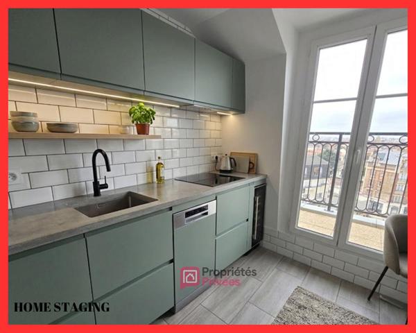 93320 LES PAVILLONS  SOUS BOIS - Appartement 2 pièces 44,43 m² - 1 Chambre - Balcon - Parking
