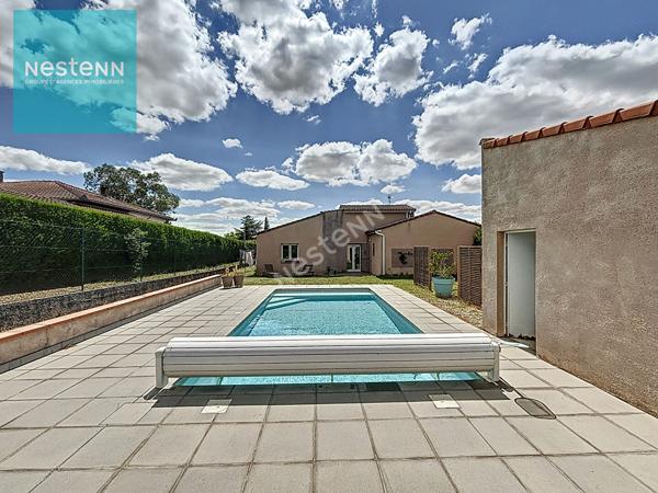 Maison avec piscine et garage à vendre à Villefranche de Lauragais - 4 chambres et piscine !