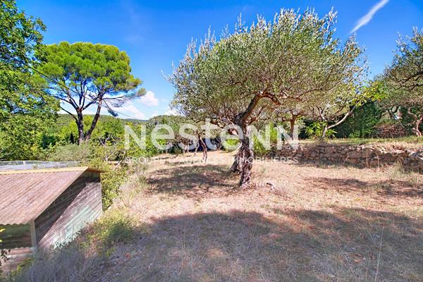 À VENDRE ! SALERNES ! TERRAIN CONSTRUCTIBLE DE 1 680 m² CLOS AVEC OLIVIERS