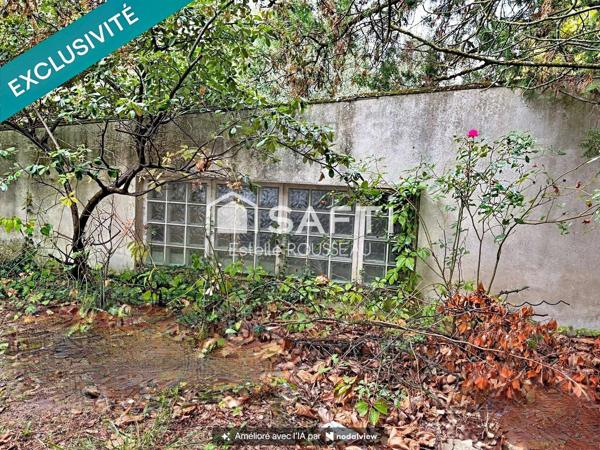 Terrain 125 m² non constructible avec garage 19m²