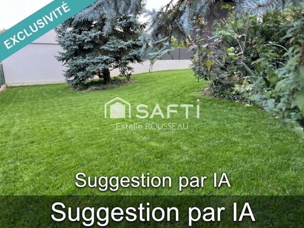 Terrain 125 m² non constructible avec garage 19m²