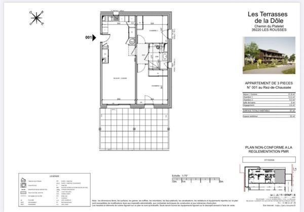 Appartement à vendre 3 pièces 61 m² Les Rousses