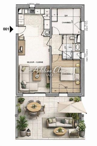 Appartement à vendre 3 pièces 61 m² Les Rousses