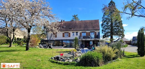 Villa d'exception 203m2, 5chambres, parc arboré et clos de 6897m2, 2 hangards de 130m2