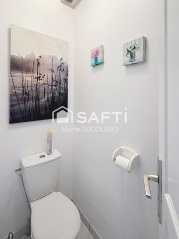 Maison plain-pied, jardin clos, prête à vivre