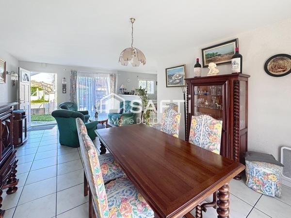 Maison plain-pied, jardin clos, prête à vivre