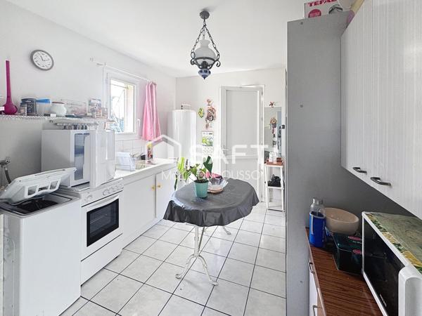 Maison plain-pied, jardin clos, prête à vivre