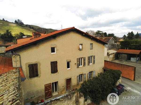 Condrieu (69420) Maison de 146m2 de surface utile avec cour
