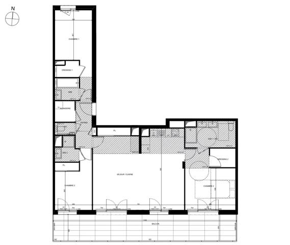 appartement neuf vue mer avec piscine et solarium sur le toit