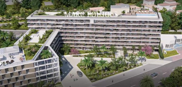 appartement neuf vue mer avec piscine et solarium sur le toit