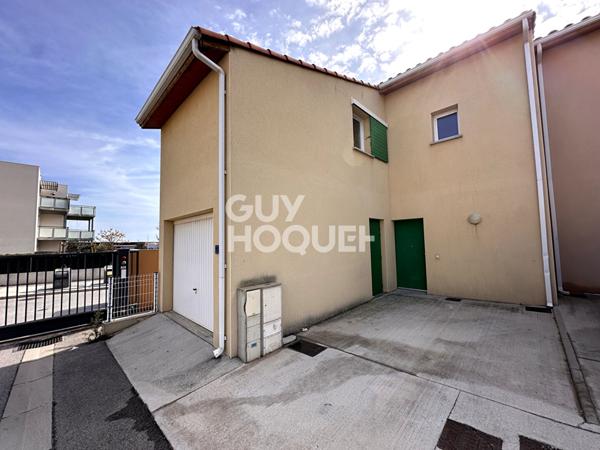 EXCLUSIVITE - à vendre à Perpignan (66000) secteur Porte d'Espagne Maison F4 de 81 m² en 3 faces avec garage et parking