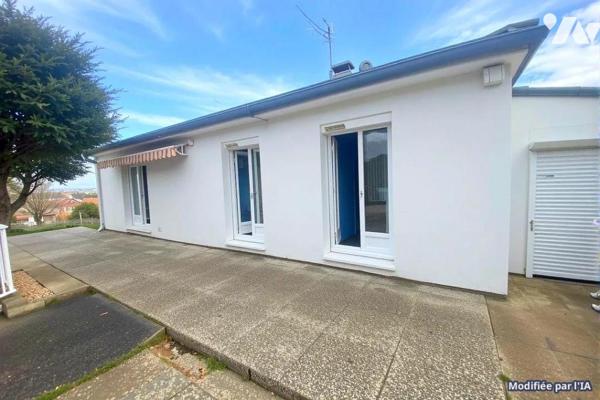   MAISON PLEIN PIED et BEAU JARDIN