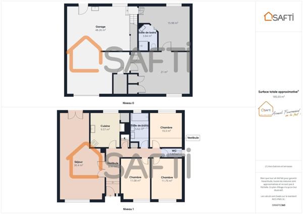 MAISON 6 PIECES 4 CHAMBRES