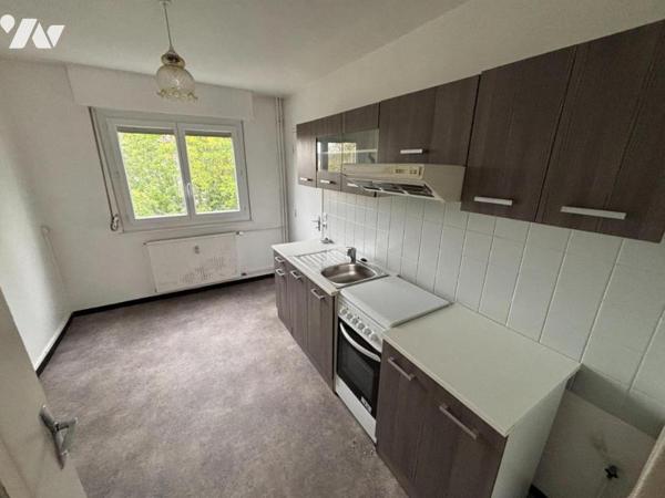 Appartement T3 (68 m² habitables) avec garage et cave situé en plein centre-ville