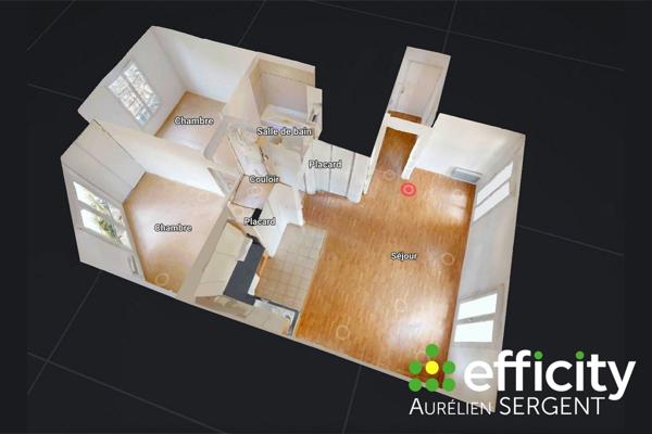 Appartement 3 pièces - 70 m² Exclusivité efficity