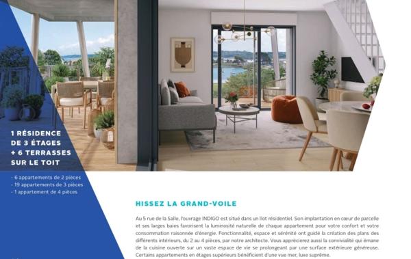 Vente Appartement P4 neuf Perros-guirec   