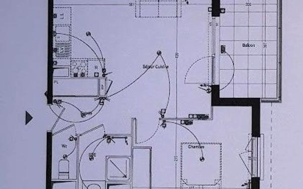 Appartement à vendre    2 pièces • 42,44 m2 Le Cannet