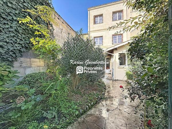 Maison en pierre Libourne 160 m2 secteur Tourny + 5 chambres + jardin
