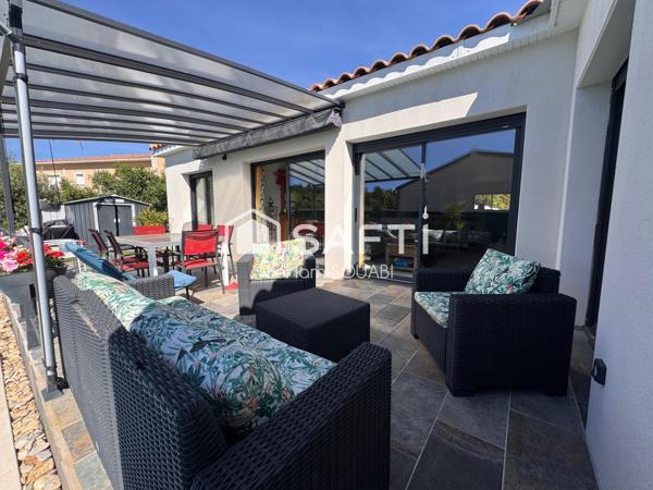 Villa de plain pied 128m2, parcelle 565m2