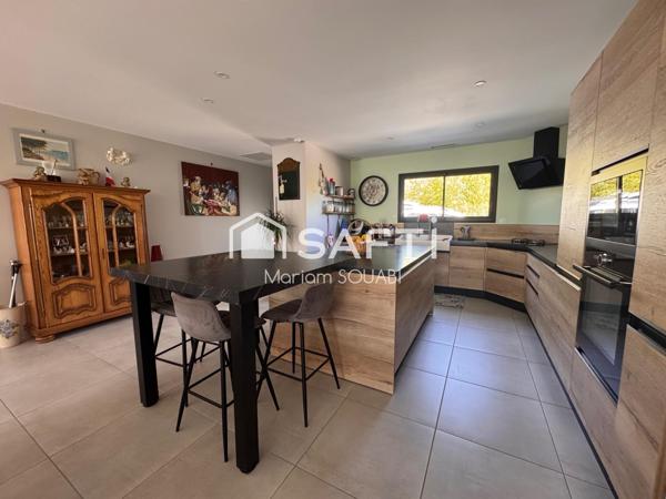 Villa de plain pied 128m2, parcelle 565m2