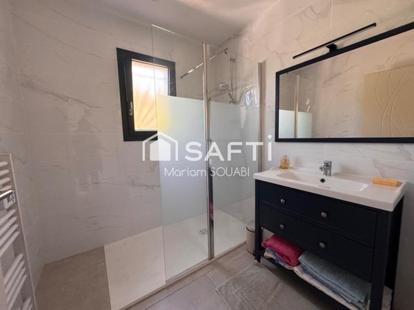 Villa de plain pied 128m2, parcelle 565m2