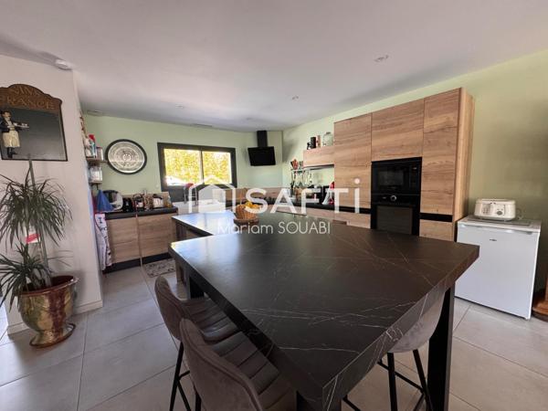 Villa de plain pied 128m2, parcelle 565m2