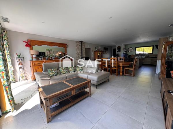 Villa de plain pied 128m2, parcelle 565m2