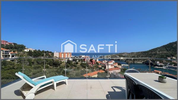 Villa trois faces avec vue mer spectaculaire, à quelques minutes de l'Espagne.